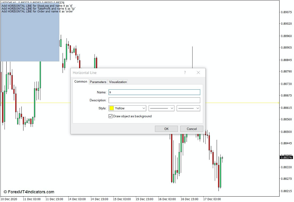 How to use the Hurt Locker Money Management Visualizer Indicator for MT4 - 2