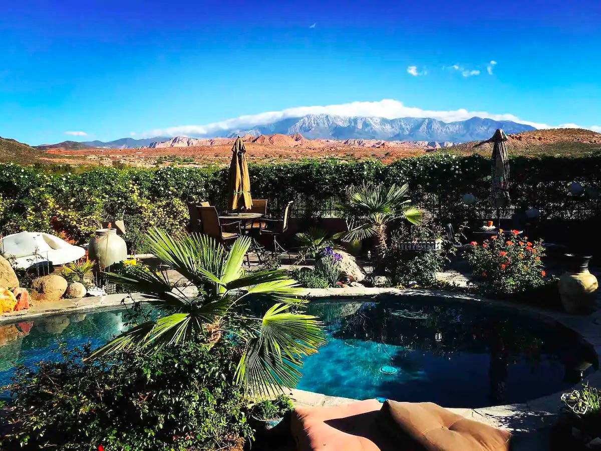 best airbnbs with hot tubs desert oasis utah