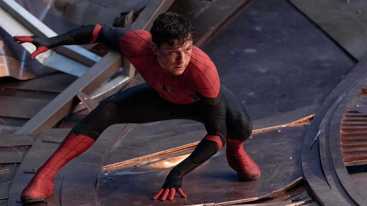 Tom Holland as Peter Parker/Spider-Man in "Spider-Man: No Way Home."