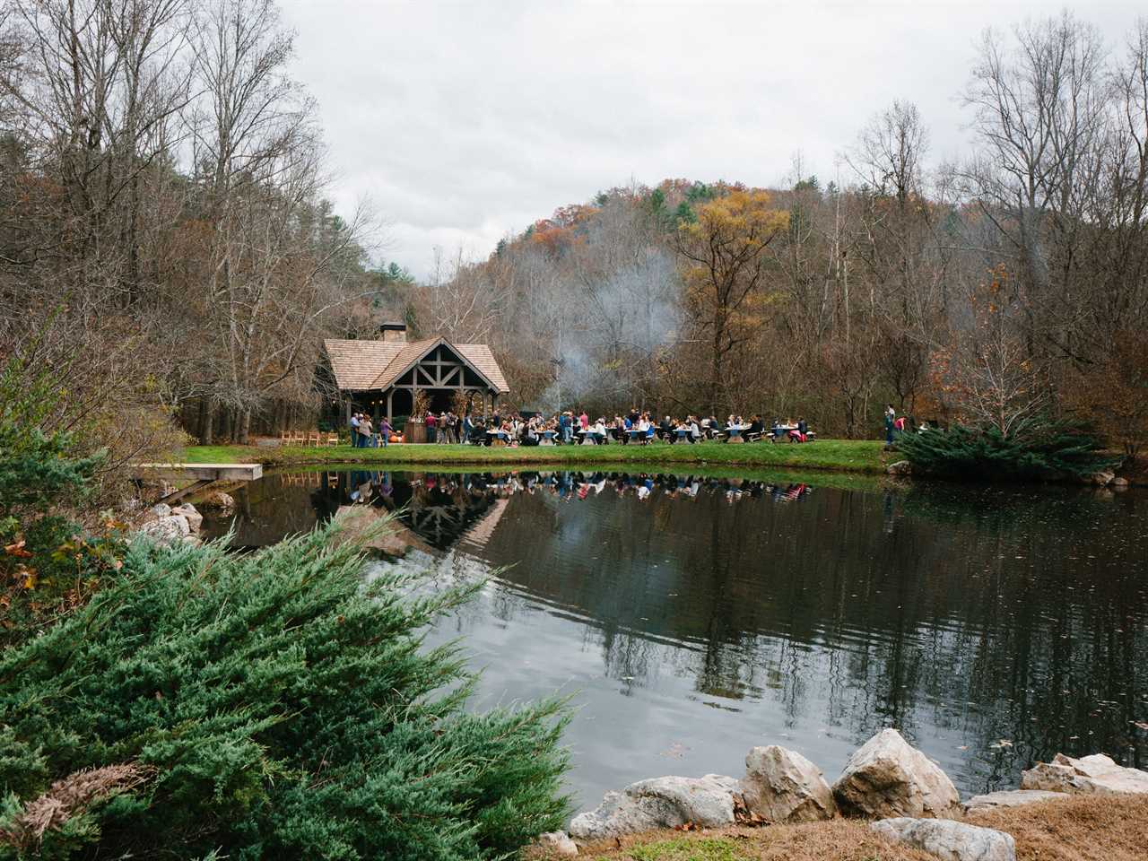 One of the properties and lakes on Blackberry Farm