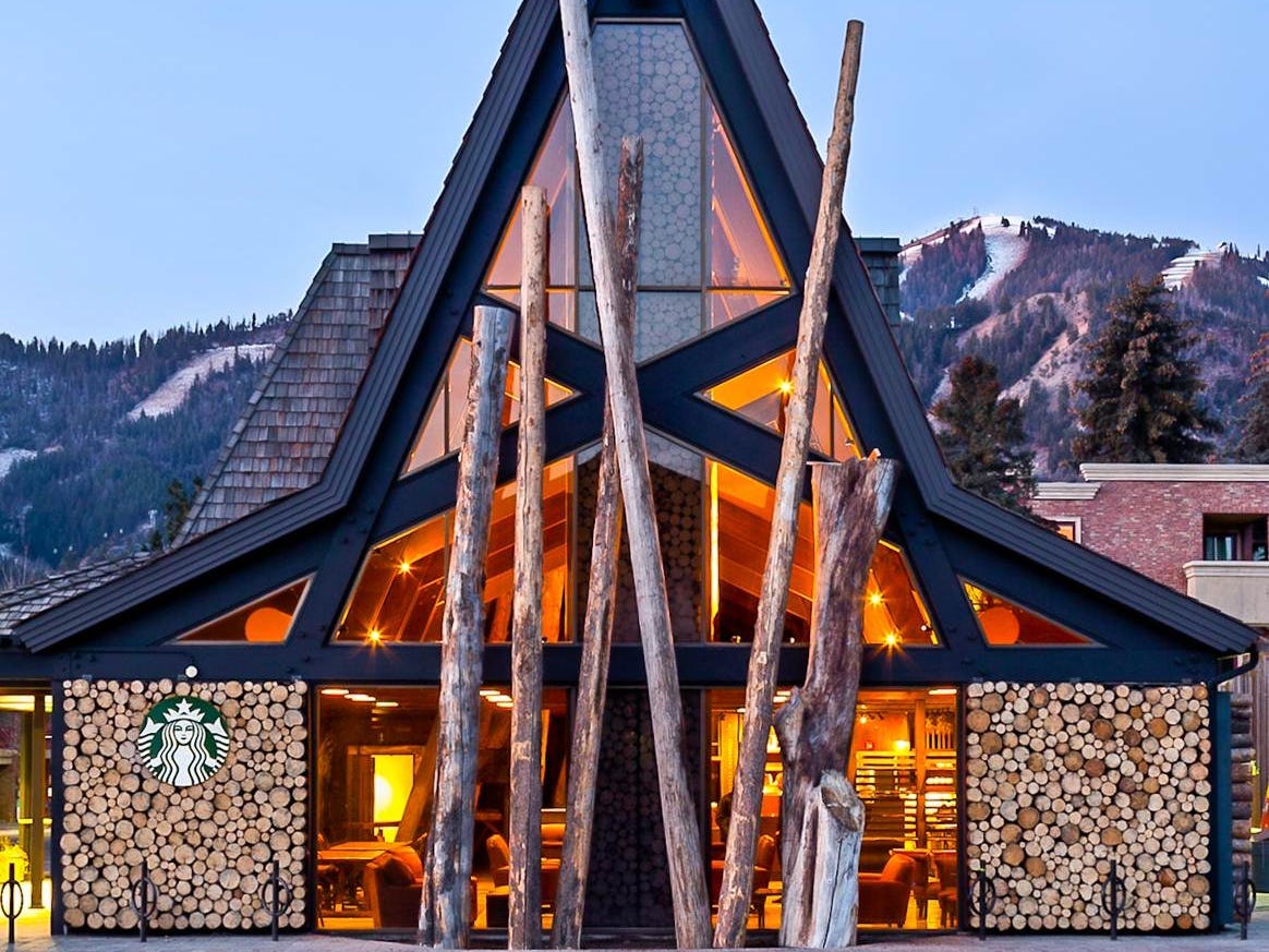 Starbucks location in Ketchum, Idaho.