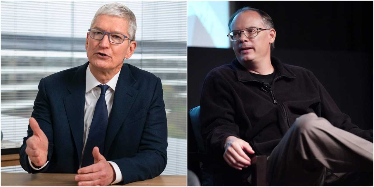 Tim Cook Tim Sweeney 2x1