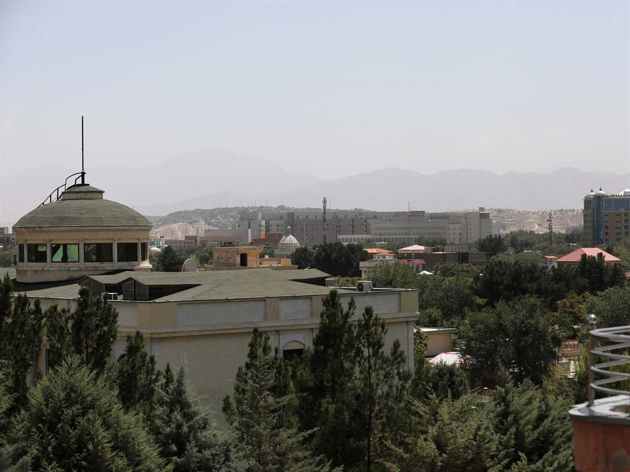 US embassy buildings in Kabul