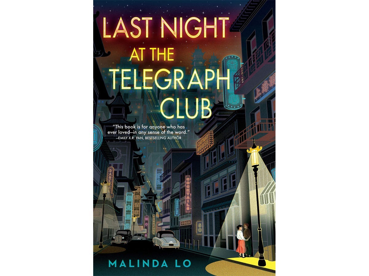 The cover of the Last Night at the Telegraph Club