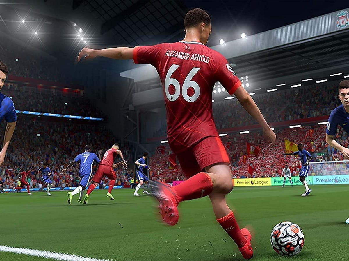 A screencap from FIFA 22: Legacy Edition for Nintendo Switch