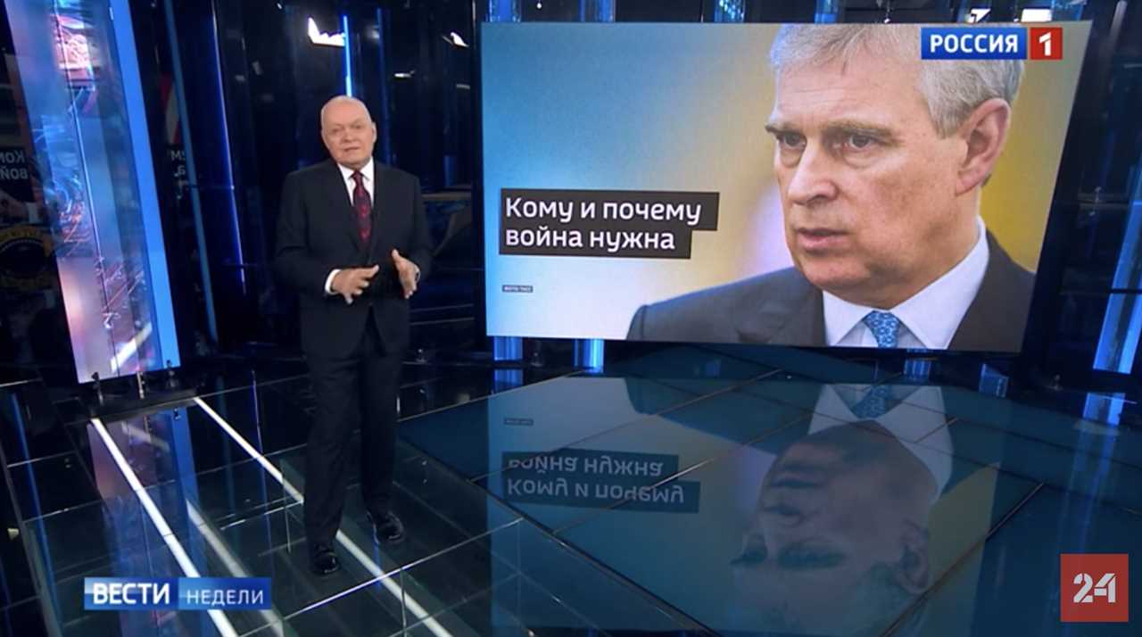 Russian state tv segment on royal warmongering