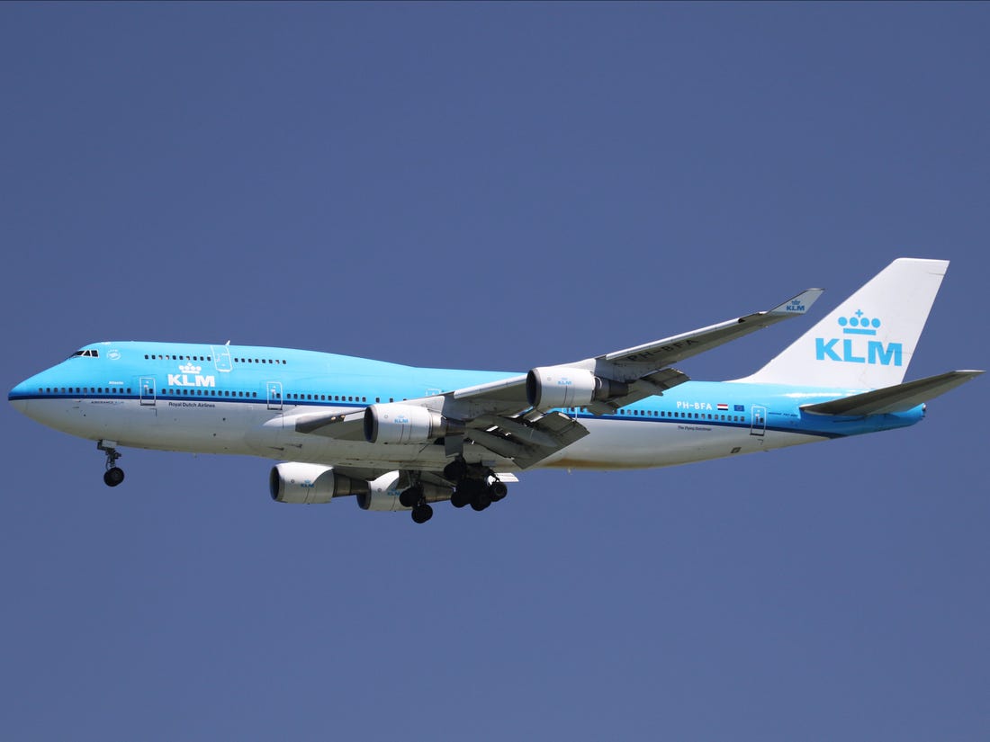 A KLM 747-400.