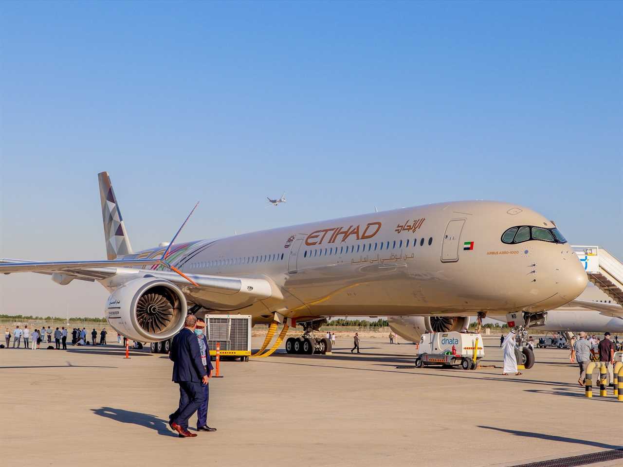 Etihad Airways Airbus A350-1000 XWB — Dubai Airshow 2021