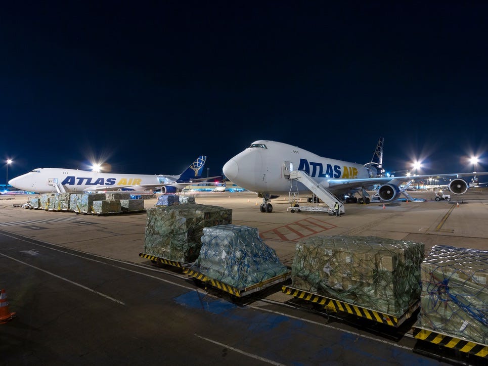 Atlas Air 747s.