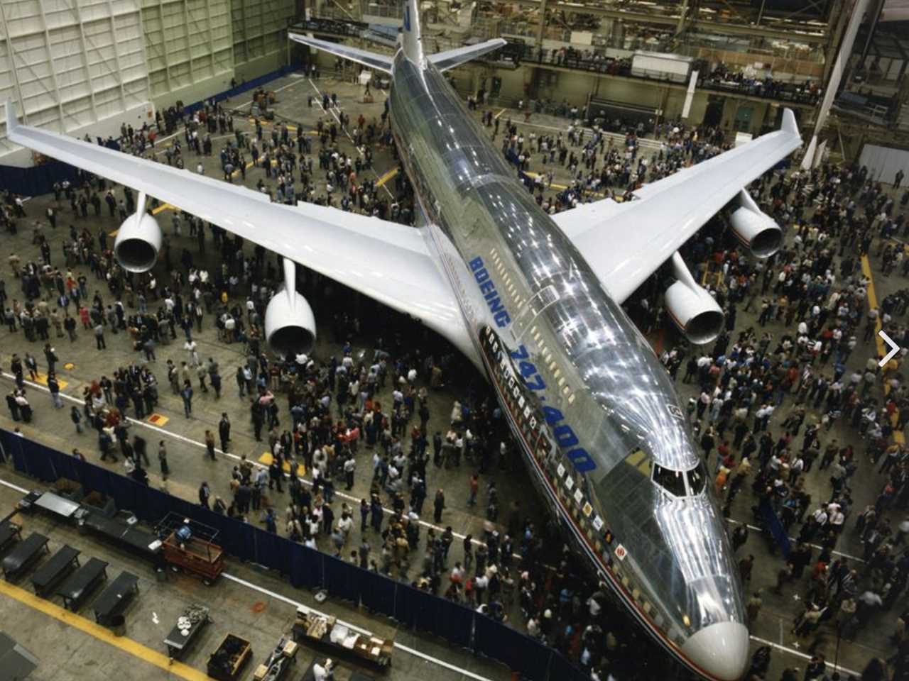 Delta's first 747-400 last flight.